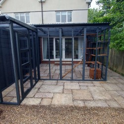 Big Bespoke Catservatory  , Boarded Side & Safety DooR Big Bespoke Catservatory  , Boarded Side & Safety DooR